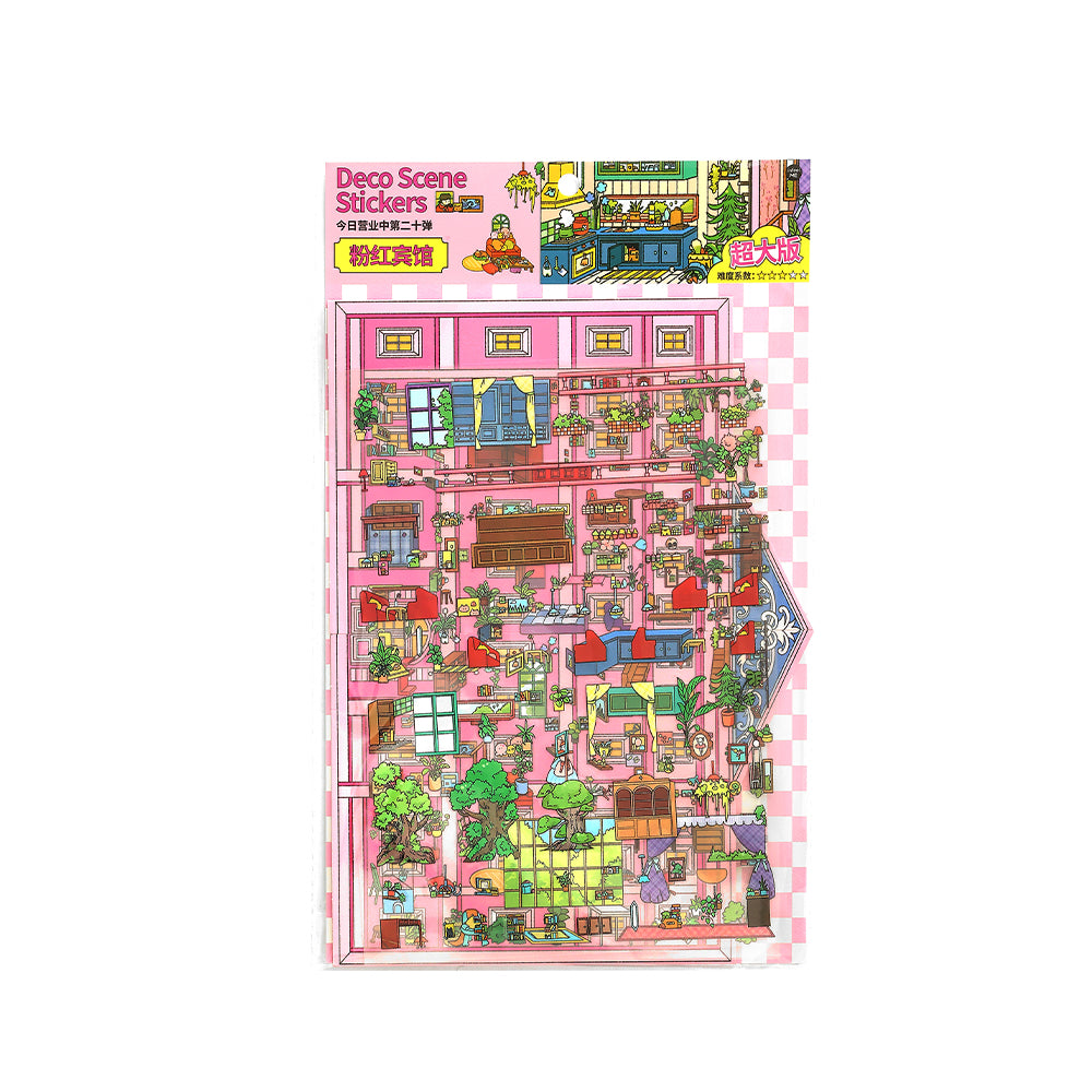 [The Grand Budapest Hotel]3D scene stickers for DIY