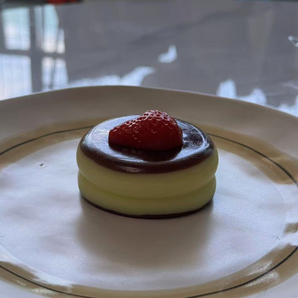 Handmade Stress Relief Squishy toy Soufflé Pancake
